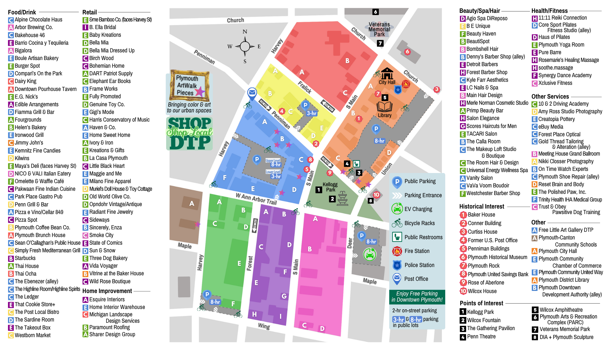 Walking Map 2025 Page2